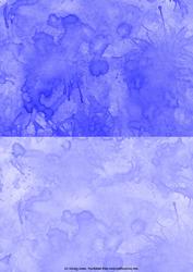Duel Backing Paper - Ink Splatter - Blue