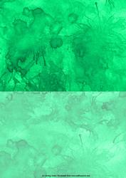 Duel Backing Paper - Ink Splatter - Green