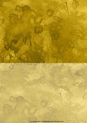 Duel Backing Paper - Ink Splatter - Gold
