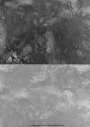 Duel Backing Paper - Ink Splatter - Black