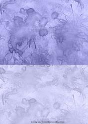 Duel Backing Paper - Ink Splatter - Pastel Blue