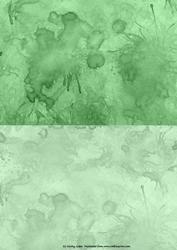 Duel Backing Paper - Ink Splatter - Pastel Green
