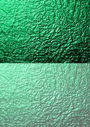 Duel - Metallic Crumpled Backing Paper - Jade