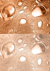 Duel - Glass Bubbles - Copper Backing Paper