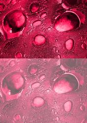 Duel - Glass Bubbles - Cranberry Backing Paper