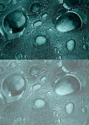 Duel - Glass Bubbles - Dusky Aqua Backing Paper
