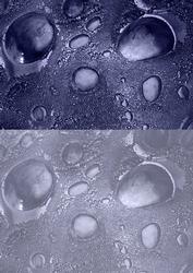 Duel - Glass Bubbles - Dusky Blue Backing Paper
