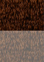 Duel - Fire - Chocolate Backing Paper