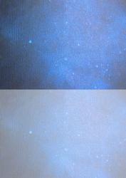 Duel - Shimmering Metallic Backing Paper - Cosmic Blue