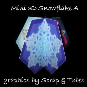 Mini 3D Snowflake a - Mini Kit