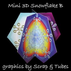Mini 3D Snowflake B - Mini Kit