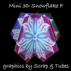 Mini 3D Snowflake F - Mini Kit