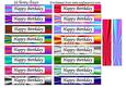 Landscape Happy Birthday Rainbow Sentiment Tags