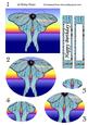 Luna Moth Stacker Card with Matching Tags
