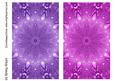 Duel - Purple & Pink Jewel Backing Paper