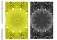 Duel - Yellow & Black Jewel Backing Paper