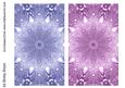 Duel - Pastel Blue & Pastel Purple Jewel Backing Paper