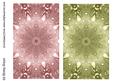 Duel - Pastel Pink & Pale Gold Jewel Backing Paper