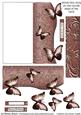 Butterfly Fold Back Card - Chocolate