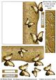 Butterfly Fold Back Card - Gold