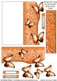 Butterfly Fold Back Card - Orange