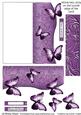 Butterfly Fold Back Card - Purple