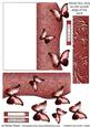 Butterfly Fold Back Card - Red
