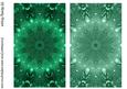 Duel - Jade & Dusky Green - Jewel Backing Paper
