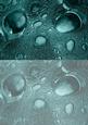 Duel - Glass Bubbles - Dusky Aqua Backing Paper