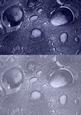 Duel - Glass Bubbles - Dusky Blue Backing Paper