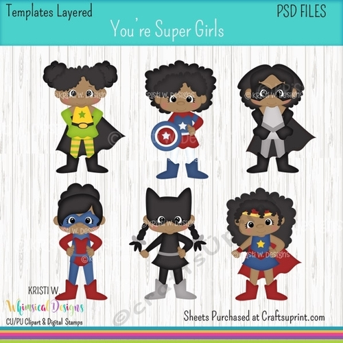 Youre Super Girls Dark Skin