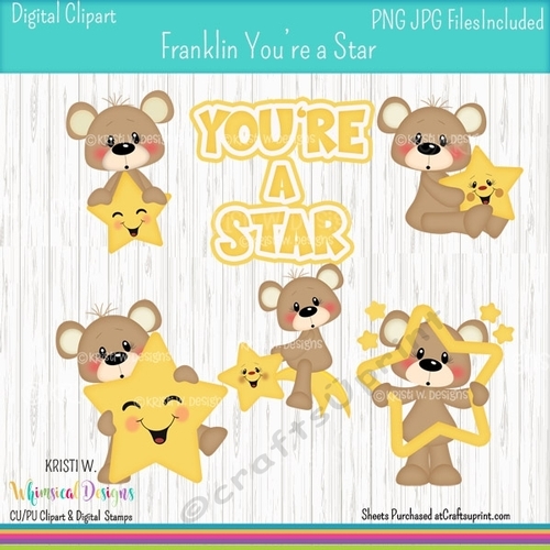 Franklin Bear Youre a Star