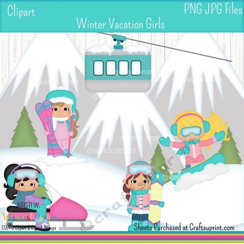 Winter Vacation Girls Light Skin 
