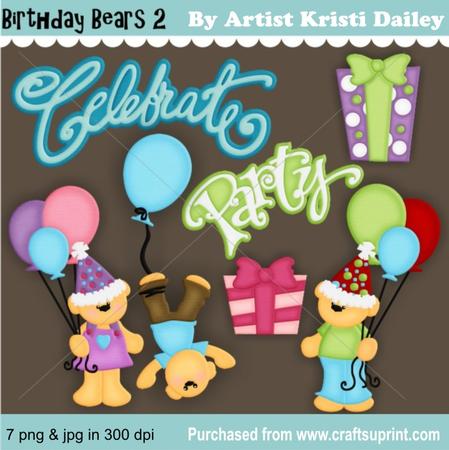 Birthday Bears Vol 2