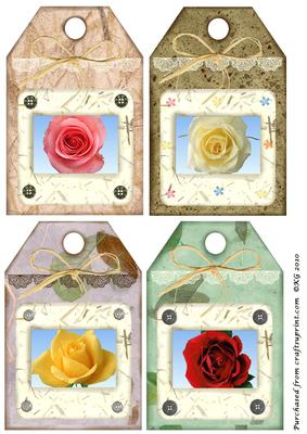 Rose Tags