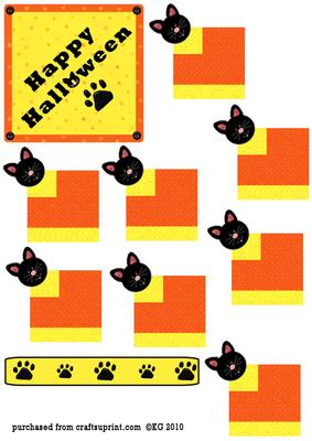 Halloween Cut-out Tiles
