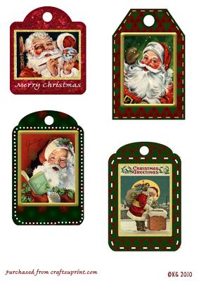 Vintage Santa's