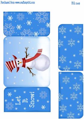 Snowman in Snow