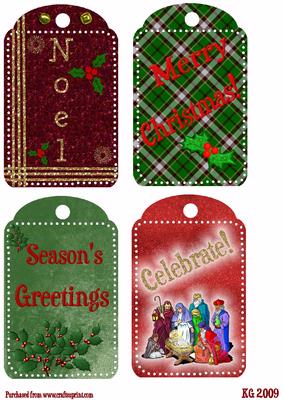 Big Christmas Tags