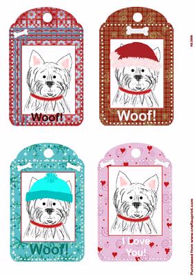 West Highland Terrier Tags
