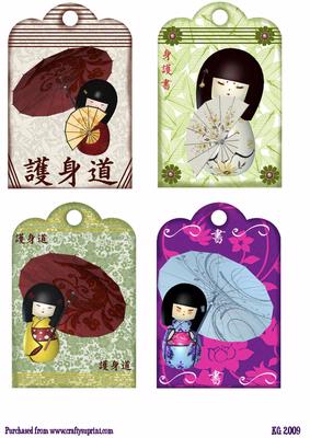 China Doll Tags