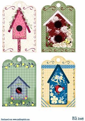 Birdhouse Tags