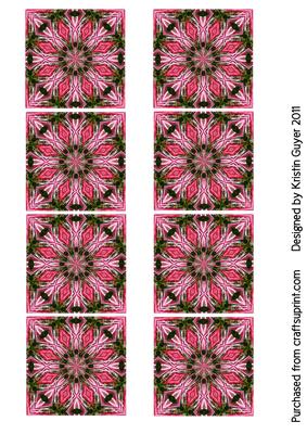 Pink and Green Tiles