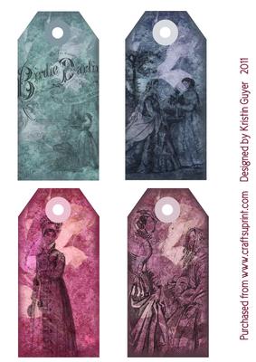 Vintage Ladies2 Tags