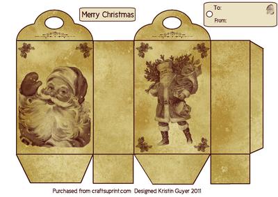 Vintage Santa Bag
