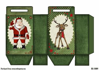 Santa and Reindeer