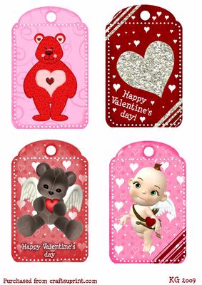 Valentine Day Tags