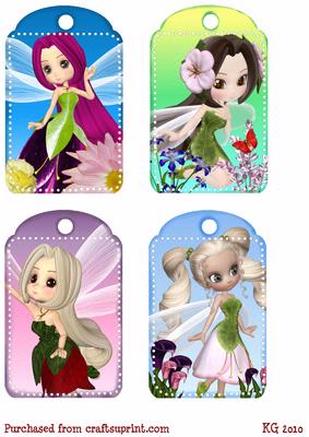 Toon Fairy Tags