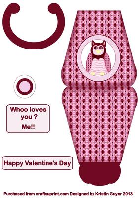 Valentine Owl Purse