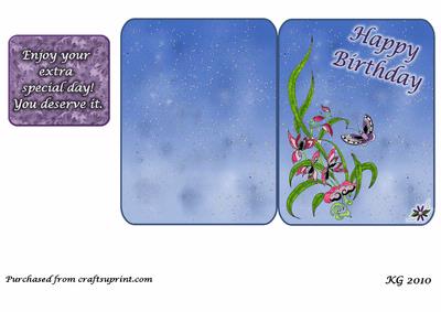 Flower and Butterfly
